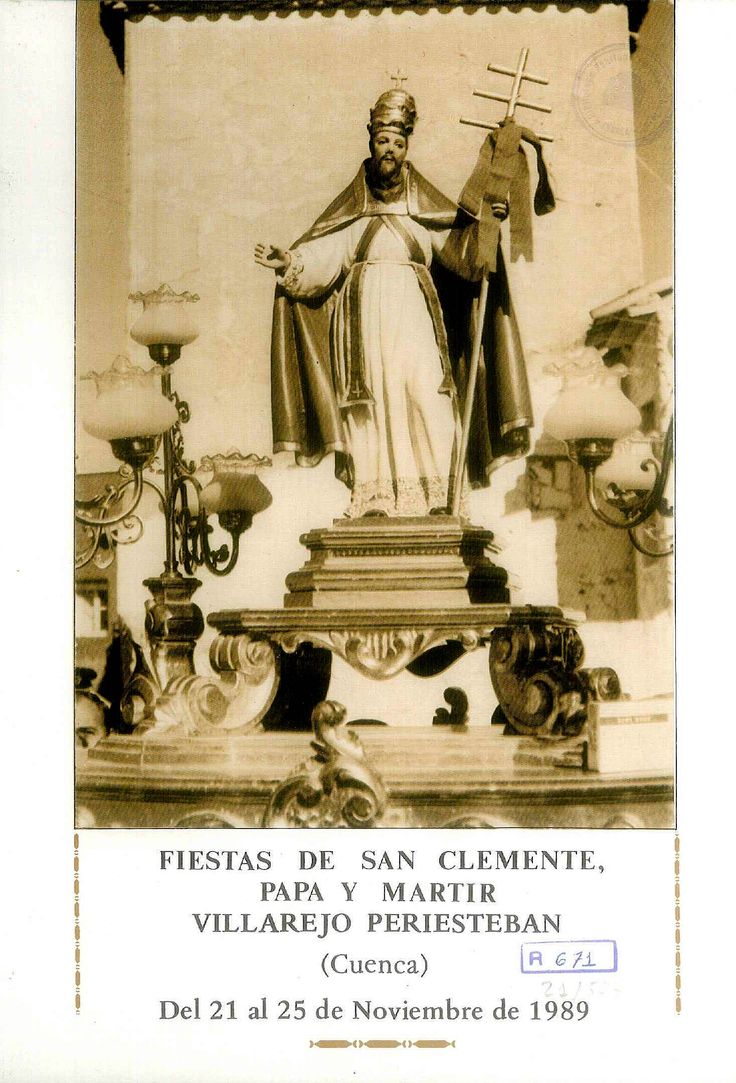 Fiestas patronales en honor a San Clemente 1989 Villarejo-Periesteban